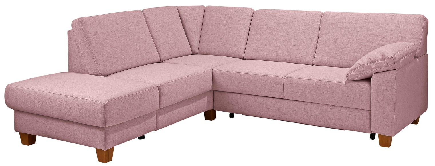 Home affaire Ecksofa »Belfort«, mit Federkern, wahlweise mit Bettfunktion und Stauraum