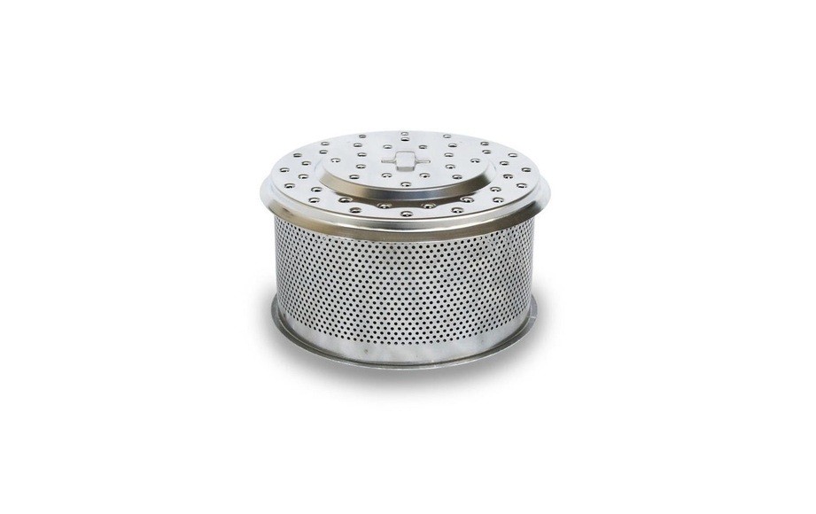 LotusGrill Holzkohlebehälter XL Edelstahl Plus Grill Zubehör
