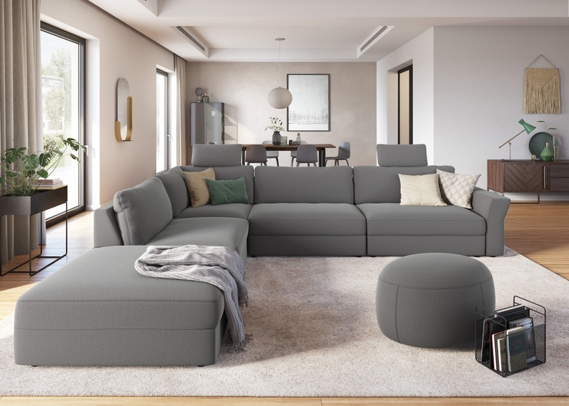 sit&more Ecksofa, mit Sitztiefenverstellung