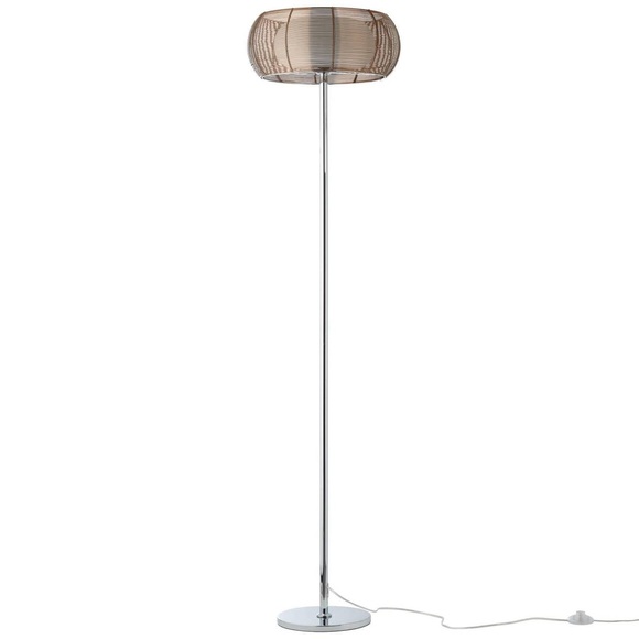 Stehlampe LED E27 60 W EEK: abhängig v. Leuchtmittel (A++ - E) Brilliant Relax 61158/53 Bronze, Chrom