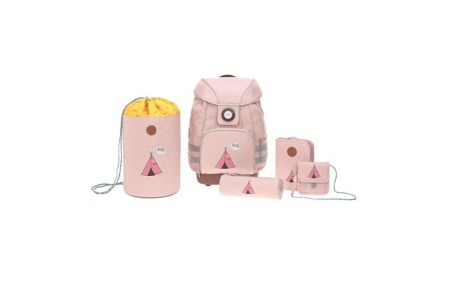 Lässig Schulranzen ADVENTURE TIPI (27x40x24) in rosa