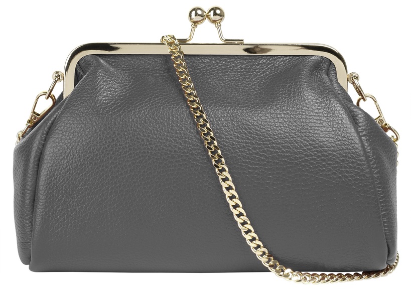 Cluty Abendtasche, (1 tlg.), echt Leder, Made in Italy