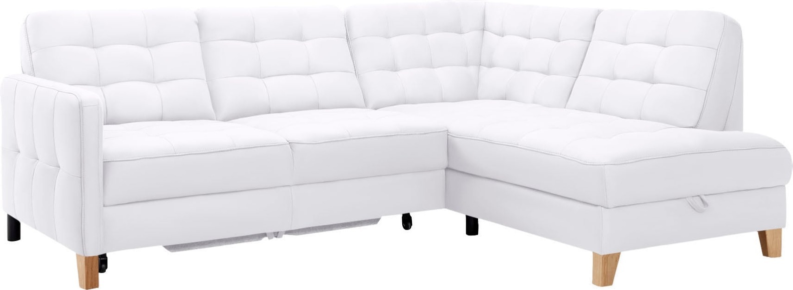 exxpo - sofa fashion Ecksofa »Elio«, wahlweise mit Bettfunktion und Bettkasten, in vielen Bezugsqualitäten