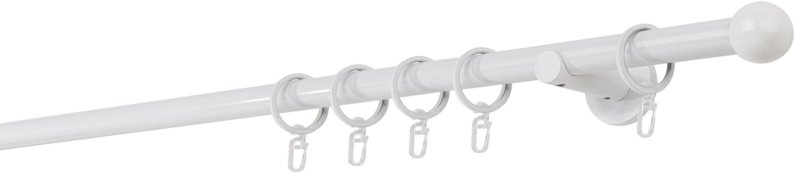 mydeco Gardinenstange »20mm Ball Wandträger 6,5 cm«, Fixmass