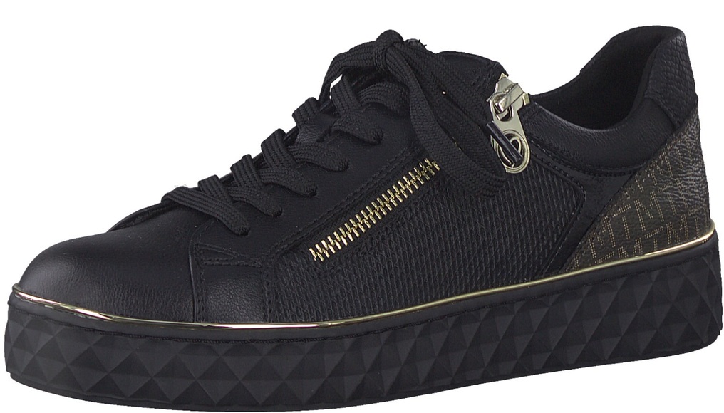 MARCO TOZZI Sneaker, mit dezenten Metallic-Details