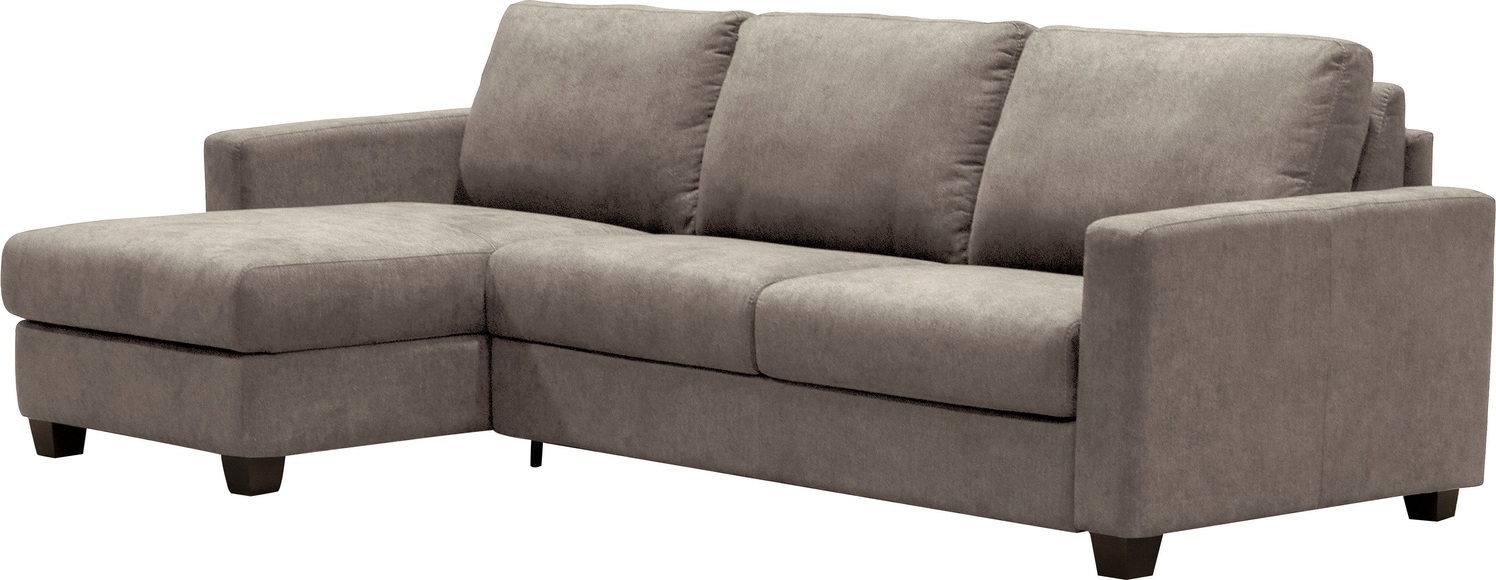 Home affaire Ecksofa »Arezzo«, Recamiere links oder rechts montierbar, mit Schlaffunktion, inkl. Matratze und klappbaren Metallgestell