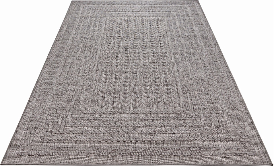 NORTHRUGS Teppich »Limonero«, rechteckig, 6 mm Höhe, In-und Outdoor geeignet, Wohnzimmer, Balkon, Terrasse, Garten, Strapazierfähig und pflegeleicht, Flachgewebe