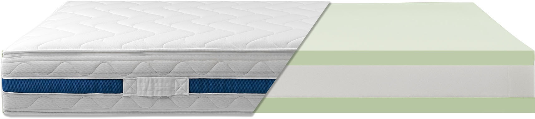 Taschenfederkernmatratze »1000 Pur«, Breckle, 25 cm hoch