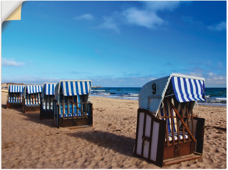 Artland Wandbild »Strandkörbe«