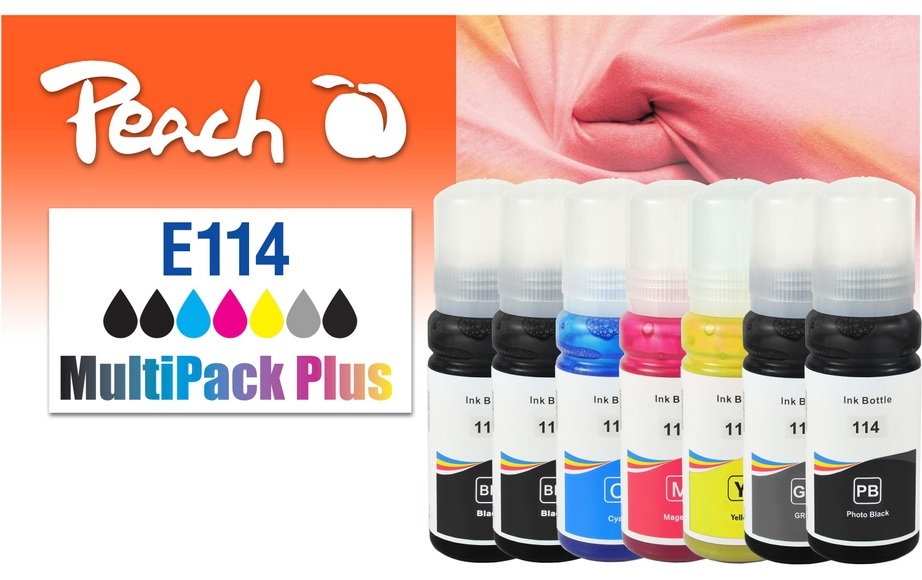 Peach Spar Pack Plus Tintenpatronen, kompatibel zu Epson No. 114