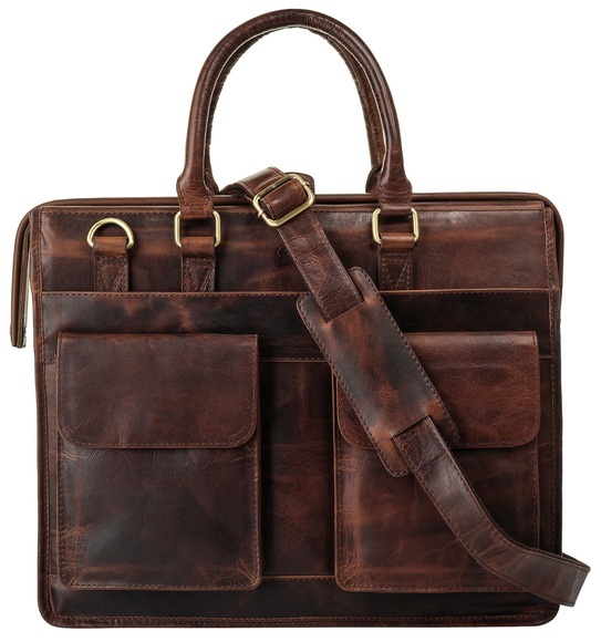 Cluty Aktentasche, (1 tlg.), echt Leder