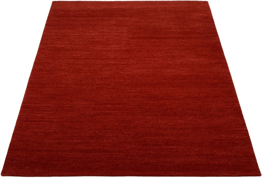 OCI DIE TEPPICHMARKE Teppich »HIMALI UNI«, rechteckig, 5 mm Höhe, handgeknüpft, hochwertige Wolle, fusswarm, Wohnzimmer