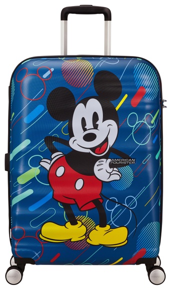 American Tourister® Kinderkoffer »WAVEBREAKER DISNEY 67«, 4 Rollen, Kinderreisegepäck Koffer TSA-Zahlenschloss