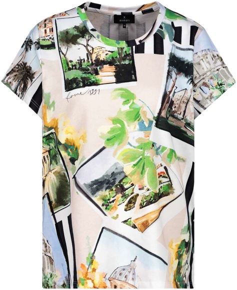 Monari Rundhalsshirt, mit Fotodruck