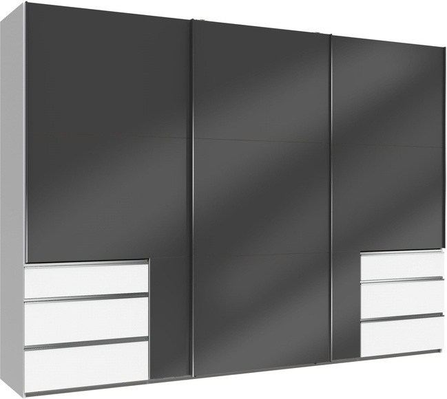 Fresh To Go Schwebetürenschrank »Level«, mit Glastüren