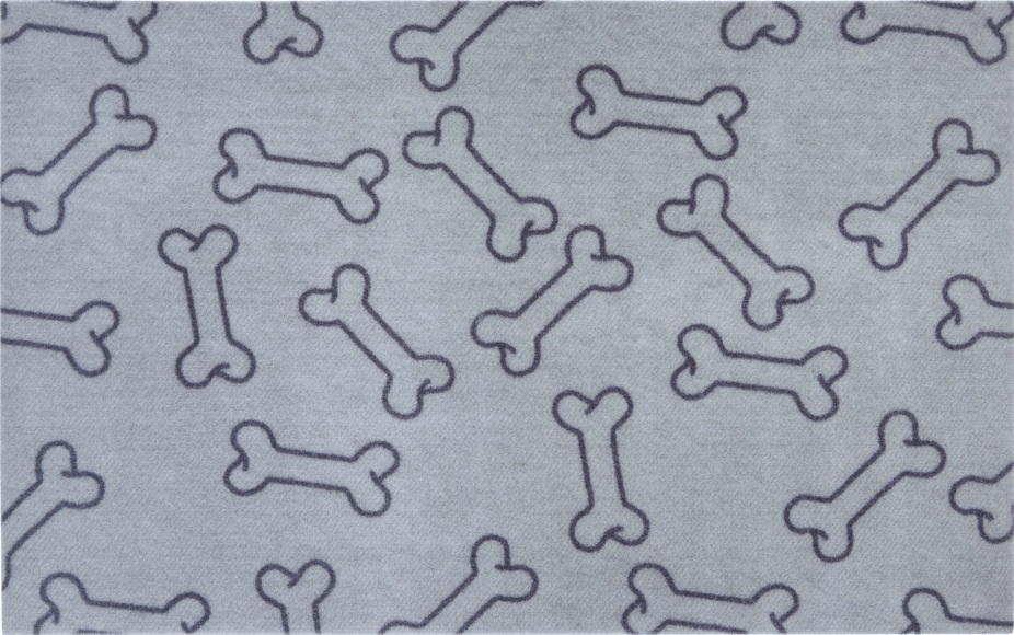 Hanse Home - Hundedecke Bones - 50 x 80 cm - Grau