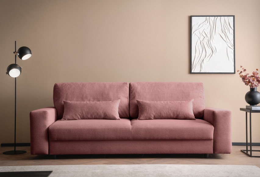 LeGer Home by Lena Gercke Schlafsofa »Imoga, Polster mit Schlaffunktion, 3-Sitzer Sofa, Couch mit Bettkasten«, in modernen Farben und Stoffen, Bettfunktion, Liegefläche: 200x150 cm