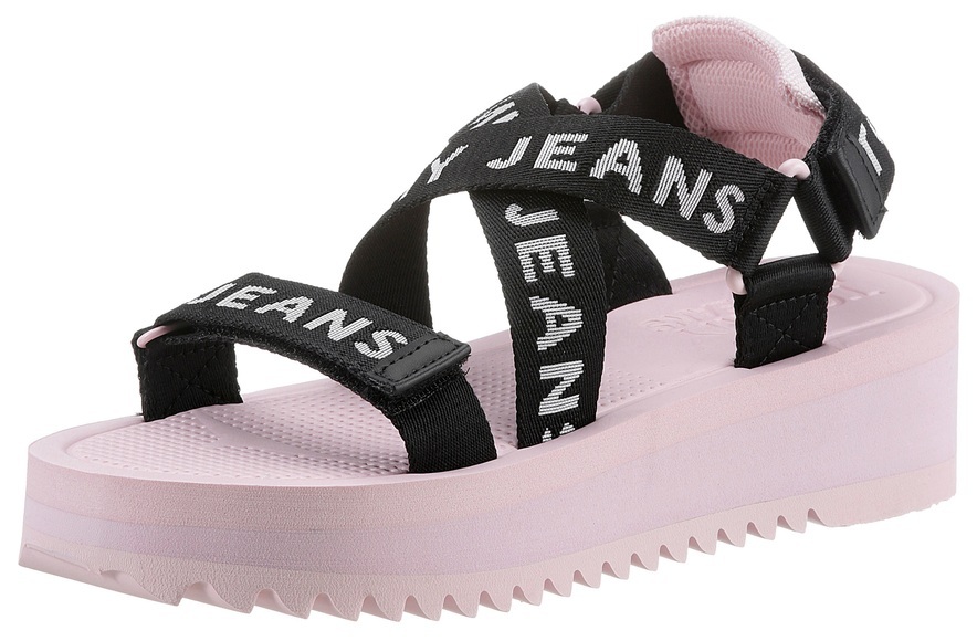 Tommy Jeans Riemchensandale »FLTFRM EVA TOMMY JEANS SNDL«, im Trekkinglook