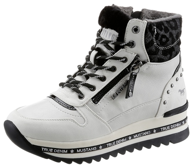 Mustang Shoes Schnürboots, mit 3,5 cm Plateau