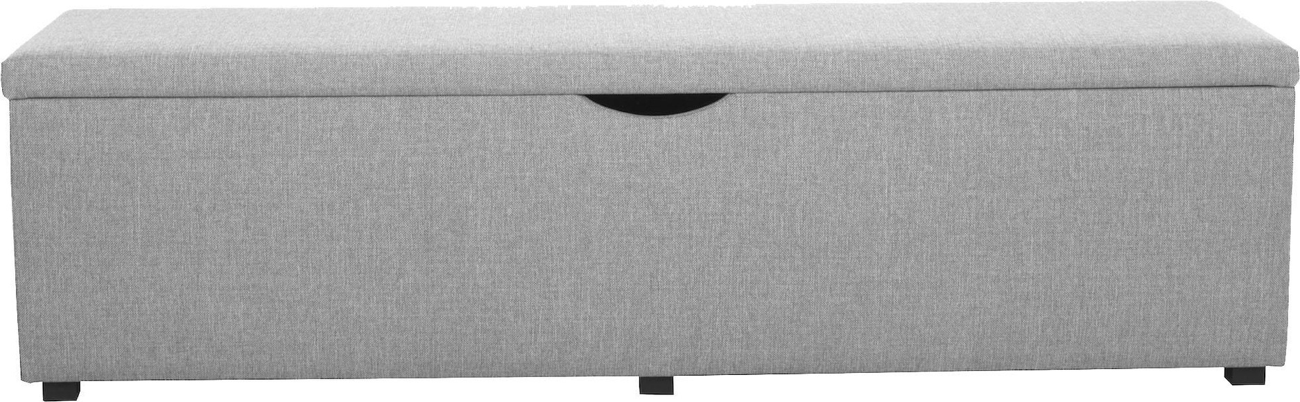 Places of Style Hockerbank »Standard«, mit Stauraum, Breite 120 cm oder 160 cm, auch als Garderobenbank oder Bettbank geeignet