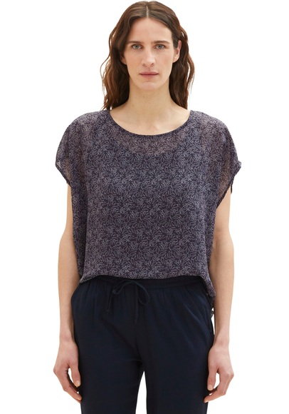 TOM TAILOR Blusenshirt, in Lagenoptik