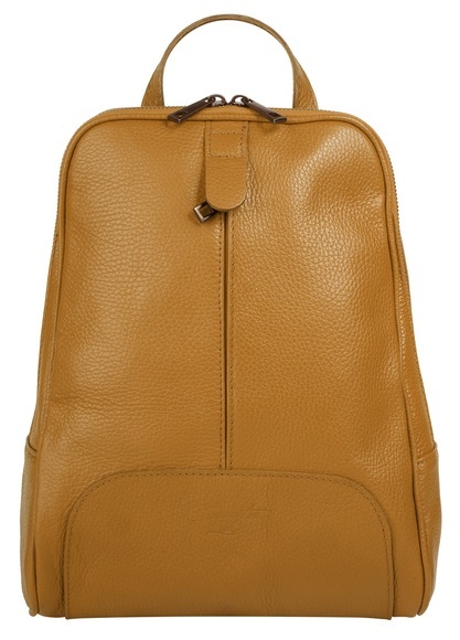 Samantha Look Cityrucksack, echt Leder, Made in Italy