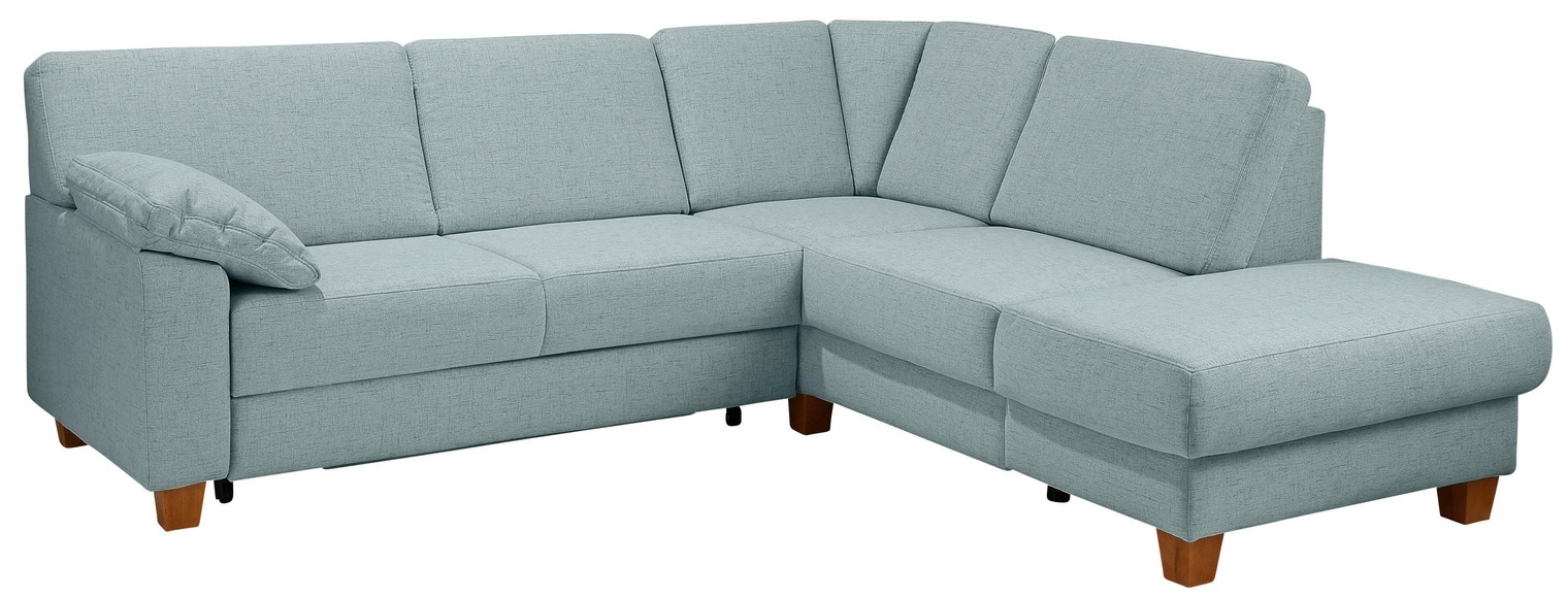 Home affaire Ecksofa »Belfort«, mit Federkern, wahlweise mit Bettfunktion und Stauraum