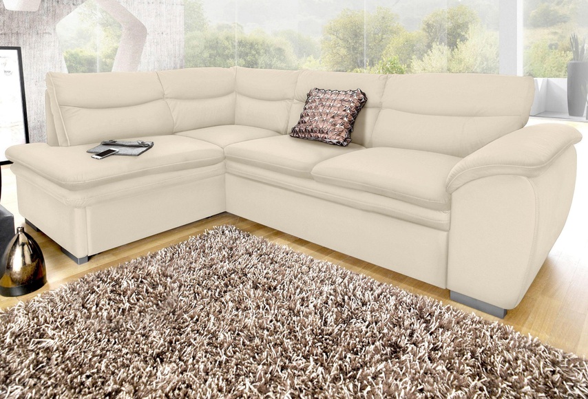 COTTA Ecksofa, wahlweise mit Bettfunktion und Bettkasten