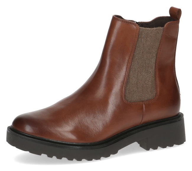 Caprice Chelseaboots, mit profilierter Laufsohle