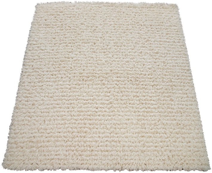 Paco Home Hochflor-Teppich »Girona 565«, rechteckig, 70 mm Höhe, flauschig & weich, Uni-Farben, ideal im Wohnzimmer & Schlafzimmer
