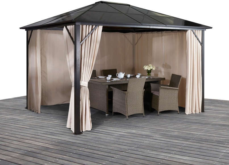 KONIFERA Pavillon »Aruba«, (Set), BxT: 300x300 cm