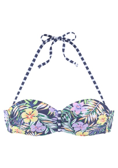 Venice Beach Bandeau-Bikini-Top »Summer«, mit geraffter Mitte