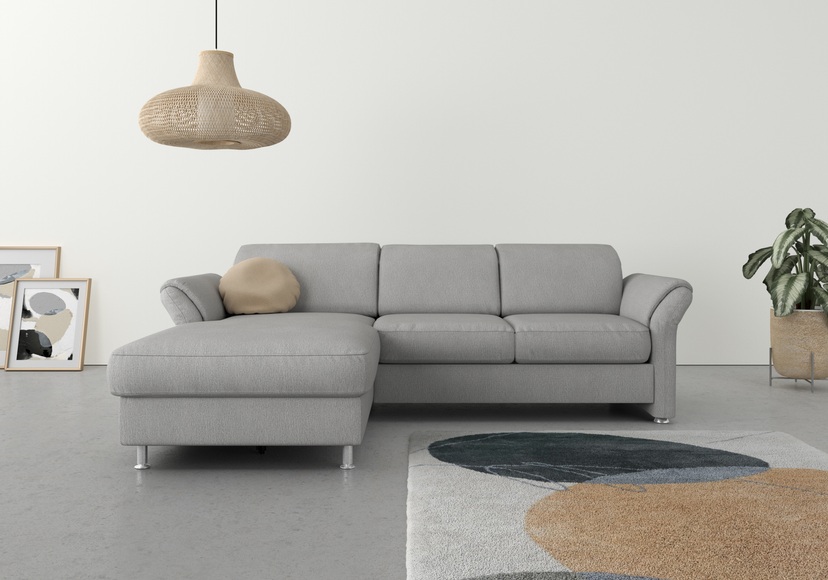 sit&more Ecksofa, wahlweise mit Bettfunktion, Bettkasten und Kopf- und Armteilverstellung