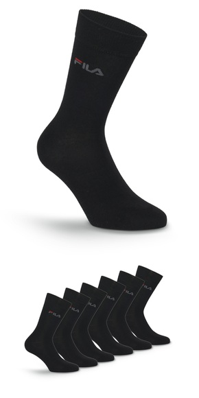 Fila Businesssocken, (6er Pack), mit eingestrickem Logo