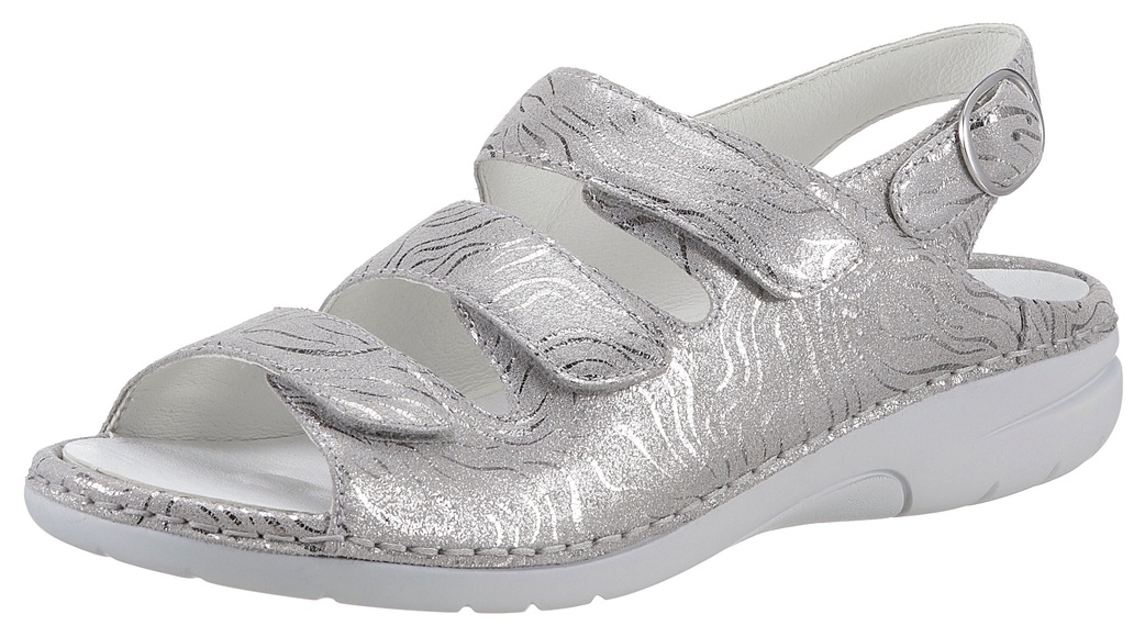 Waldläufer Riemchensandale »GUNNA«, in Metallic-Optik, G-Weite