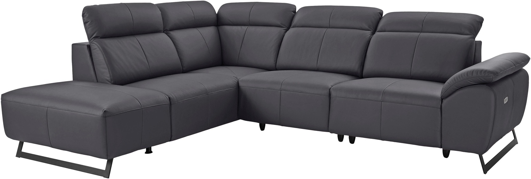 COTTA Ecksofa, inklusive Kopfteilverstellung, wahlweise mit elektrischen Relaxfunktionen