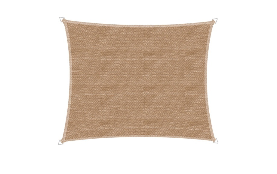 Windhager Sonnensegel Capri - Rechteck - Braun -