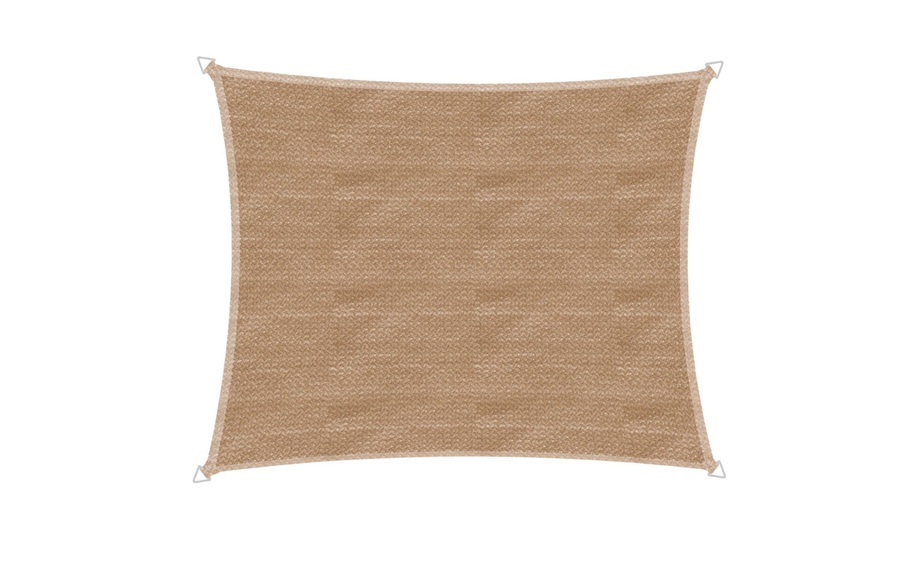 Windhager Sonnensegel Capri - Rechteck - Braun -