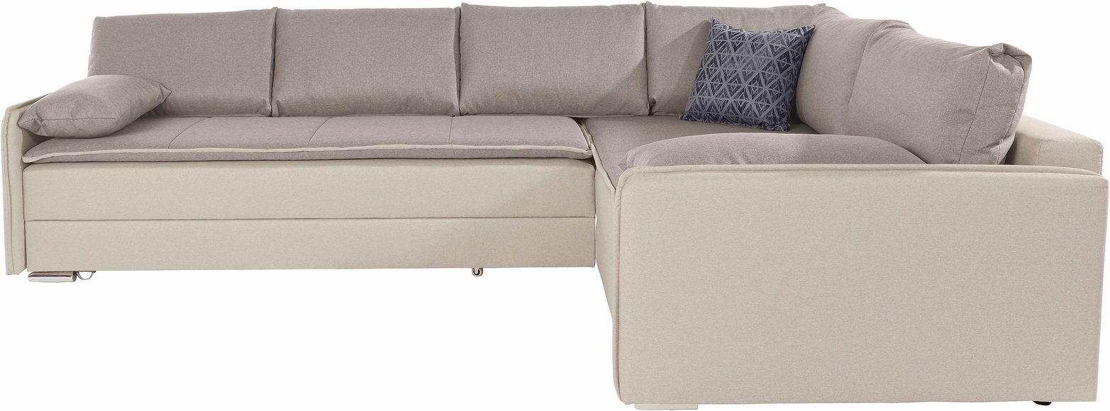INOSIGN Ecksofa »Dream«, mit Federkern, mit Bettfunktion und Bettkasten