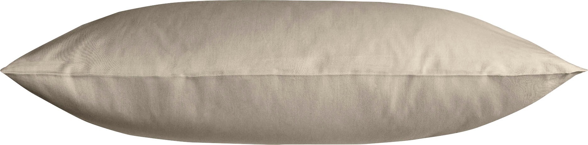 Kneer Kissenbezug »Edel-Satin Uni«, (1 St.), aus mercerisierter Baumwolle