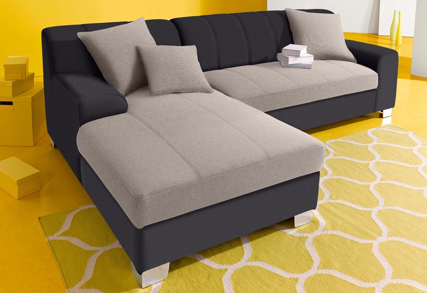 INOSIGN Ecksofa, wahlweise mit Bettfunktion