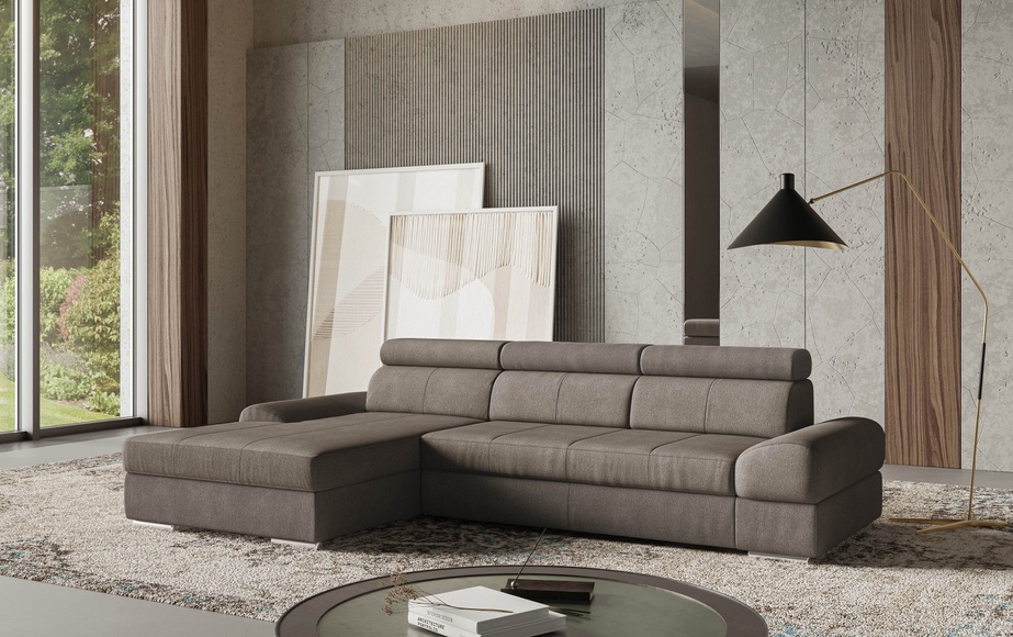 sit&more Ecksofa »Broadway L-Form«, mit verstellbaren Kopfteilen, wahlweise mit Bettfunktion