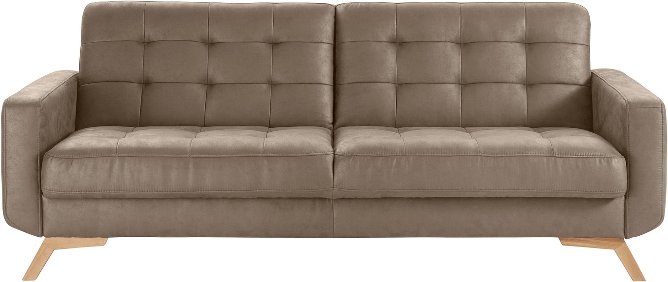 exxpo - sofa fashion 3-Sitzer, mit Bettfunktion und Bettkasten