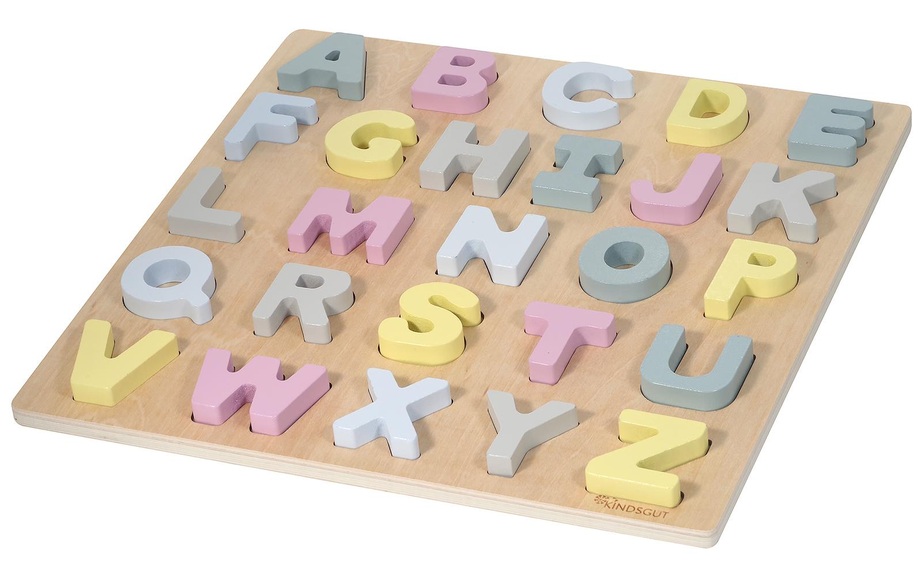 Kindsgut Buchstaben-Puzzle HANNA 27-teilig aus Holz