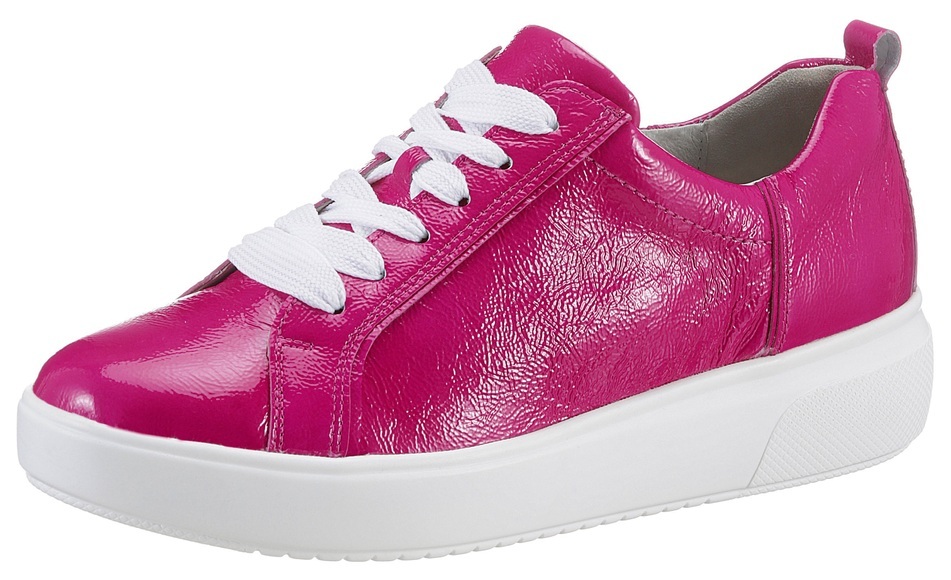 Waldläufer Plateausneaker »VIVIEN«, in glänzender Lack-Optik, G-Weite