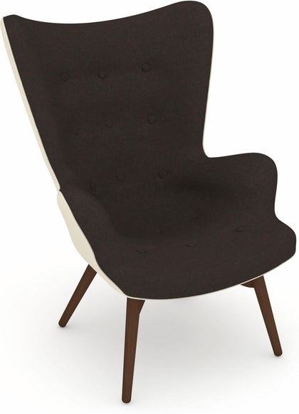 Max Winzer® Sessel »build-a-chair Arne«, im Retrolook, zum Selbstgestalten, Hochlehner