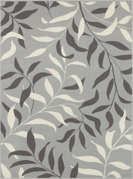 Home affaire Teppich »Alexander«, rechteckig, 8 mm Höhe, Kurzflor, Florales Design, schlichte Farben, Wohnzimmer, Schlafzimmer, Arbeitszimmer, Robust, Pflegeleicht