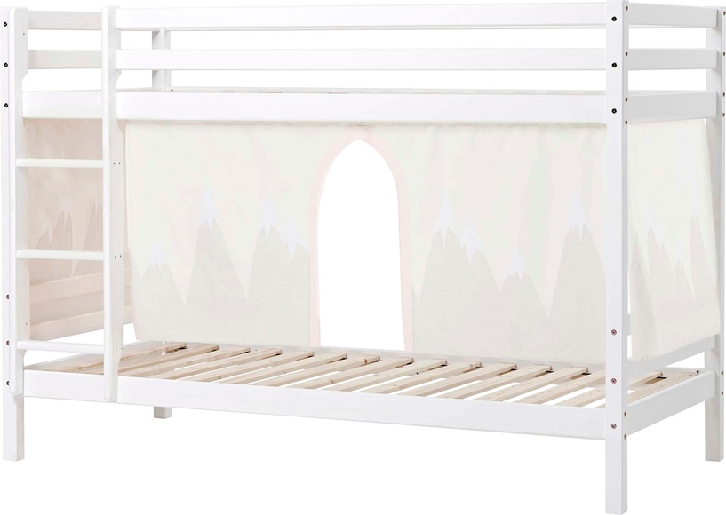 Hoppekids Etagenbett, Liegefläche 90x200 cm, mit Textilset und wahlweise mit Matratze
