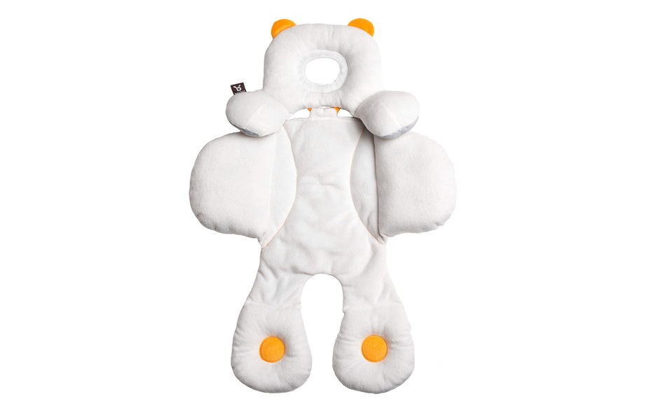 BENBAT - Babykissen - Weiss und Orange