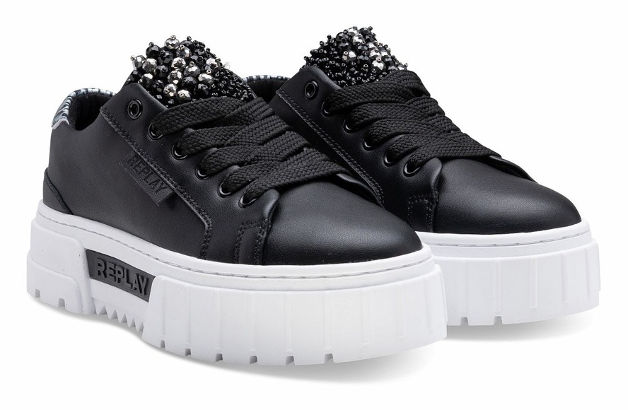 Replay Plateausneaker »DISCO VANITY«, mit Zierperlen